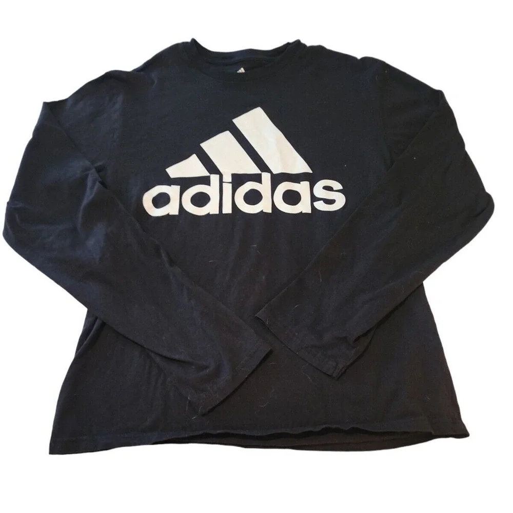 Adidas Golf Long Sleeve T-Shirt Athletic‎ Training Tee Black Small